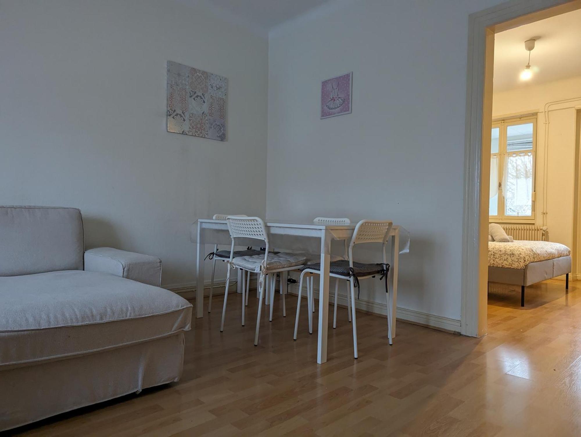 Le Balois - Appartement 2 Chambres, Salon, Cuisine Equipee, Parking Et Wifi Gratuit Mulhouse Luaran gambar
