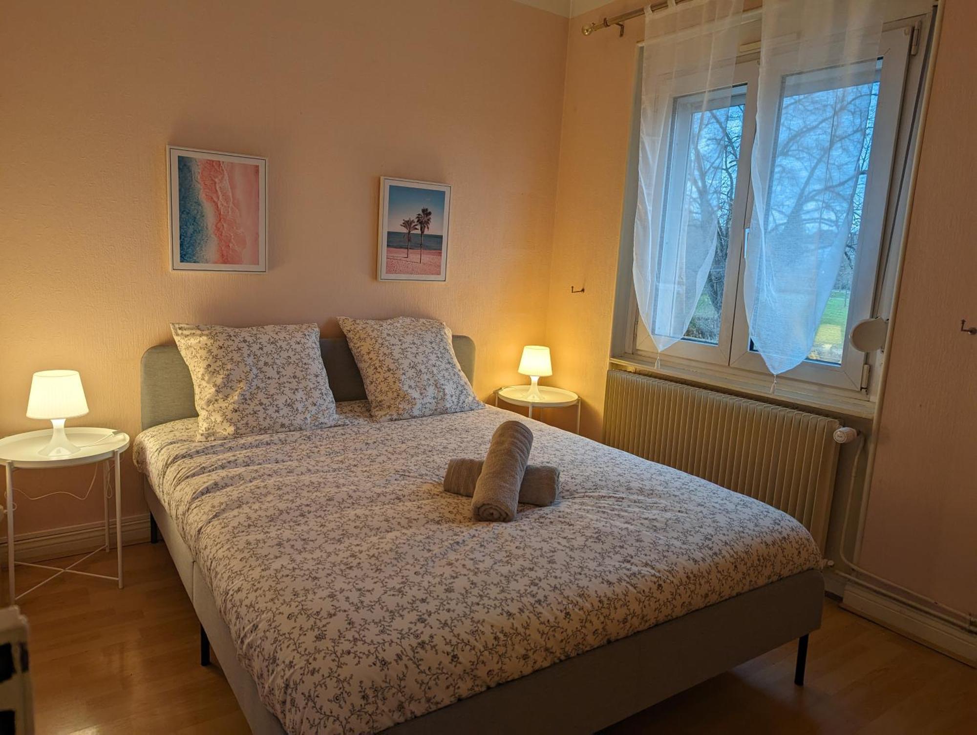 Le Balois - Appartement 2 Chambres, Salon, Cuisine Equipee, Parking Et Wifi Gratuit Mulhouse Luaran gambar